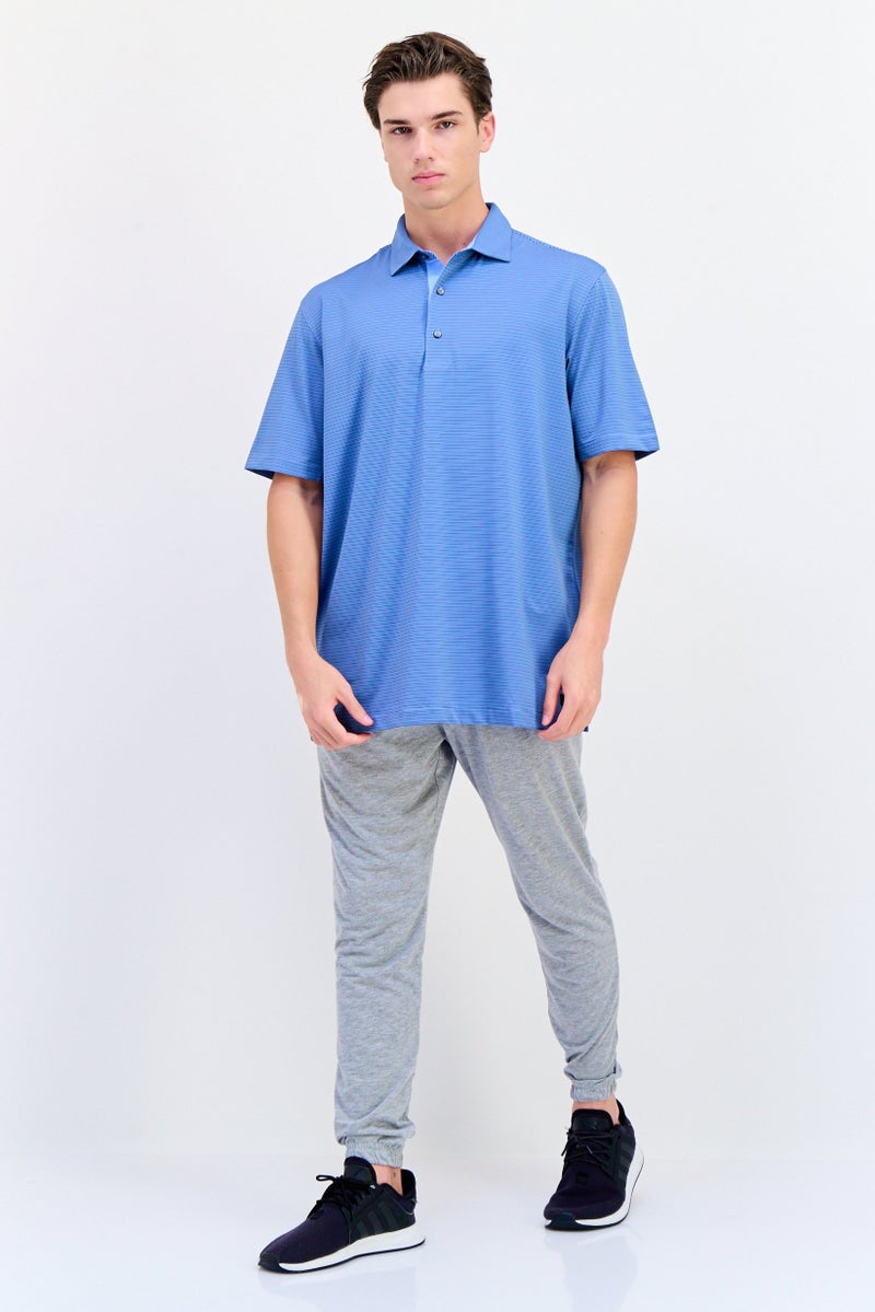Greg Norman Men Sportswear Fit Short Sleeves Outdoor Polo Shirt, Multicolor  - Image 4