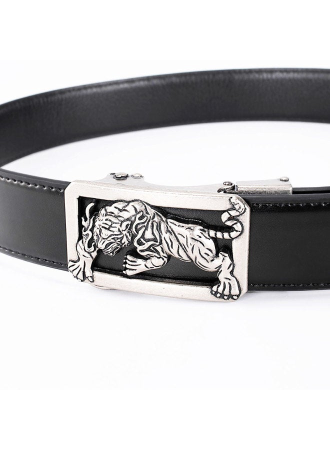 Tucano durable Automatic Buckle Casual Men's Leather Belt For Business Wear - Image 4