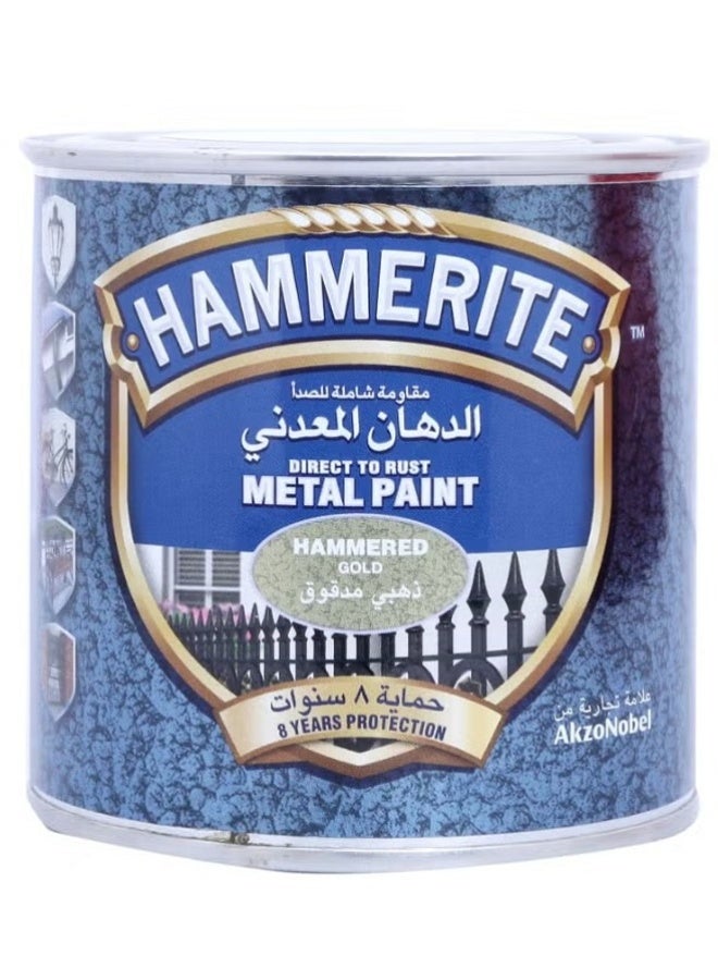 Direct To Rust Metal Paint Hammered Gold Finish 250 ML