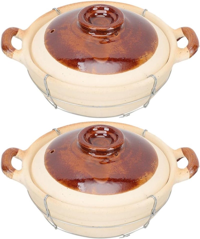 Good ventilation 2pcs Small Clay Casserole Pots with Handles 0.5l White Earthenware Cooking Pots for Individual Clay Rice Cooking Home Use Anti slip Organized shipment arrange Global trendy simple build High strength upgraded material Multi item matching Carefully selected material Trendy flexible practical build Ready-to-ship local stock Wide range usage design KSA stocked goods Multi-style matching design Globally engineered build Classic practical design Durability enhanced Economical upgraded quality Adjustable build Batch consistent craftsmanship Assorted color options Light & sturdy Sufficient order stock Budget friendly trendy design All climate suitability Practical design alternatives Balanced structure - Image 1