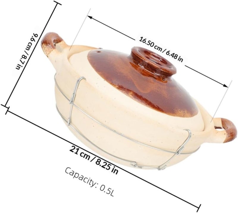 Good ventilation 2pcs Small Clay Casserole Pots with Handles 0.5l White Earthenware Cooking Pots for Individual Clay Rice Cooking Home Use Anti slip Organized shipment arrange Global trendy simple build High strength upgraded material Multi item matching Carefully selected material Trendy flexible practical build Ready-to-ship local stock Wide range usage design KSA stocked goods Multi-style matching design Globally engineered build Classic practical design Durability enhanced Economical upgraded quality Adjustable build Batch consistent craftsmanship Assorted color options Light & sturdy Sufficient order stock Budget friendly trendy design All climate suitability Practical design alternatives Balanced structure - Image 2