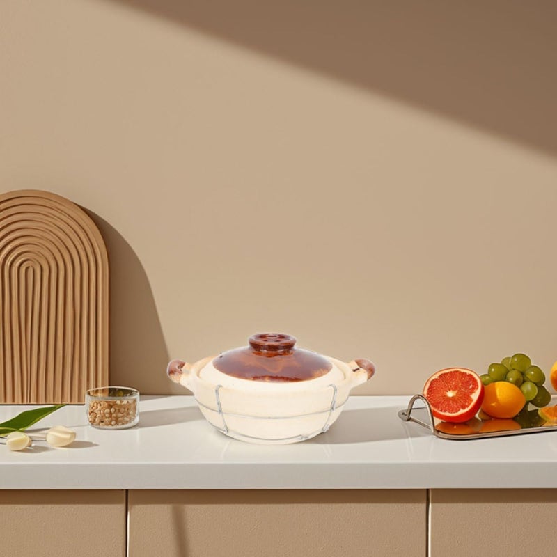 Good ventilation 2pcs Small Clay Casserole Pots with Handles 0.5l White Earthenware Cooking Pots for Individual Clay Rice Cooking Home Use Anti slip Organized shipment arrange Global trendy simple build High strength upgraded material Multi item matching Carefully selected material Trendy flexible practical build Ready-to-ship local stock Wide range usage design KSA stocked goods Multi-style matching design Globally engineered build Classic practical design Durability enhanced Economical upgraded quality Adjustable build Batch consistent craftsmanship Assorted color options Light & sturdy Sufficient order stock Budget friendly trendy design All climate suitability Practical design alternatives Balanced structure - Image 5