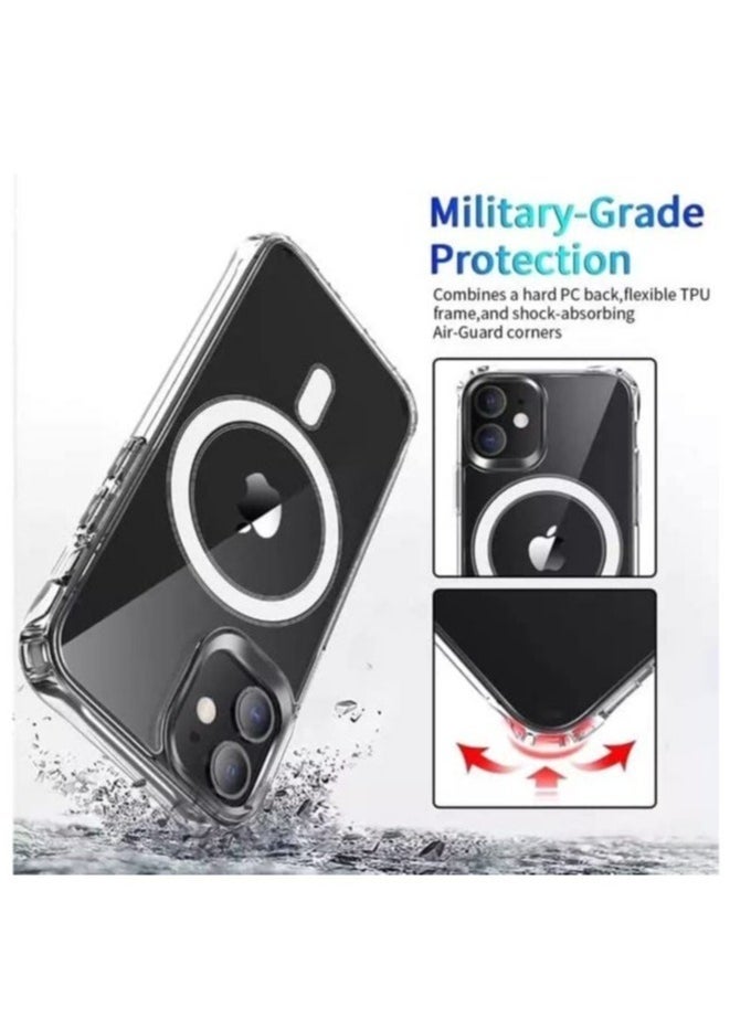 Iphone 14 Pro Case with Magnetic Ring Compatible with Mag-Safe Accessories, Slim Fit, Anti-Yellowing Shockproof Protective Case for Iphone 14 pro  - Image 4