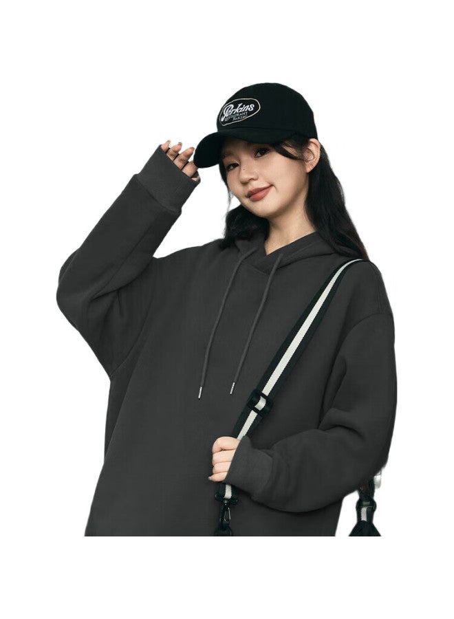 GENIOLAMODE Men'S Hooded Sweatshirt Autumn Fashion Printed Teenage Boys Clothing Grey Green L - Image 2