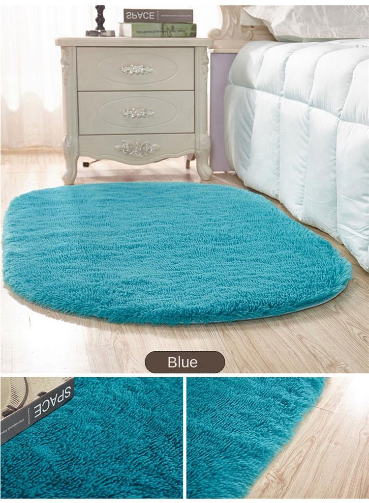 Bluejw 50*160cm Bedroom Bedside Living Room Simple Thickened Carpet - Image 1