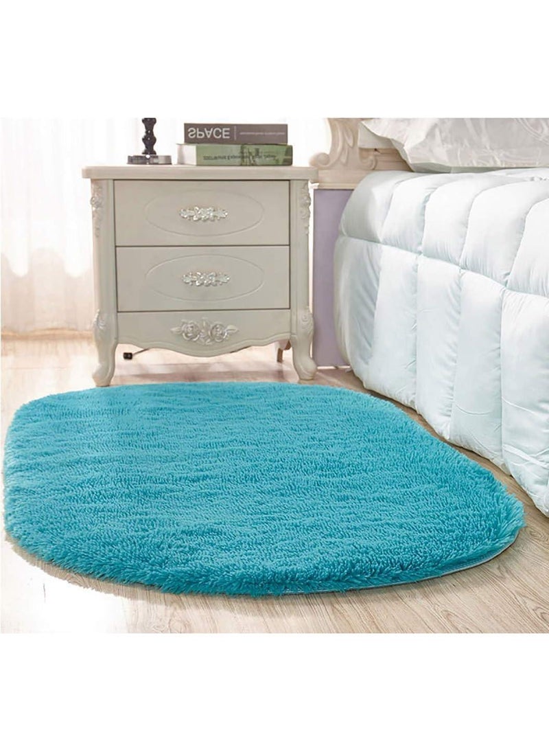 Bluejw 50*160cm Bedroom Bedside Living Room Simple Thickened Carpet - Image 2