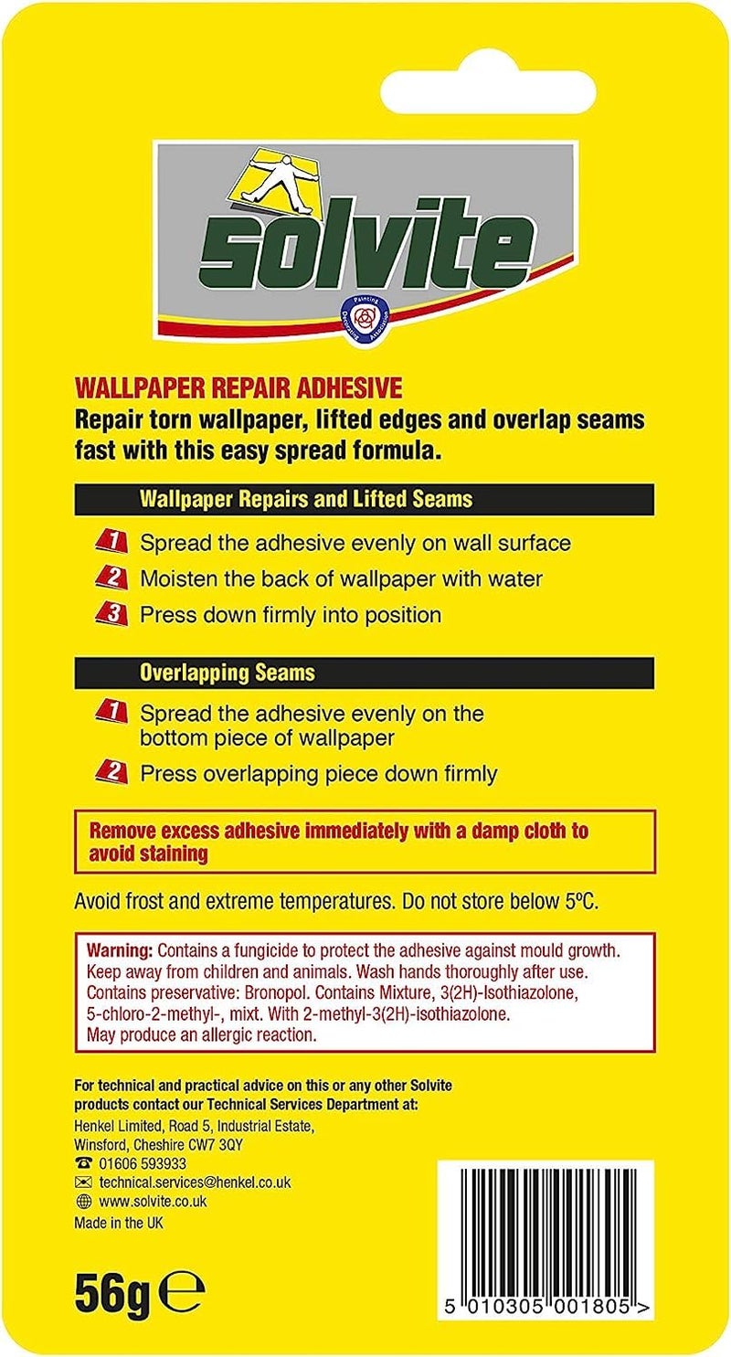 Solvite Wallpaper Repair Adhesive Tube Ref 1574678 - Image 2