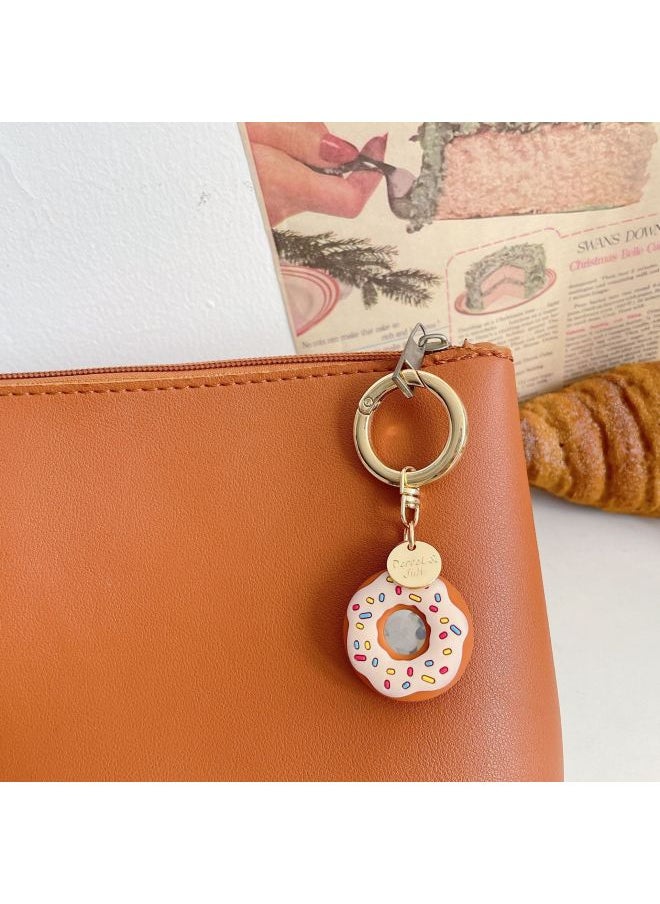 Generic - Applicable Airtag Protective Case For Apple Anti-lost Locator Protective Case Airtag Donut Silicone Protective Case Soft-Color:Beige-Applicable Model:For Apple AirTag Protective Case - Image 1