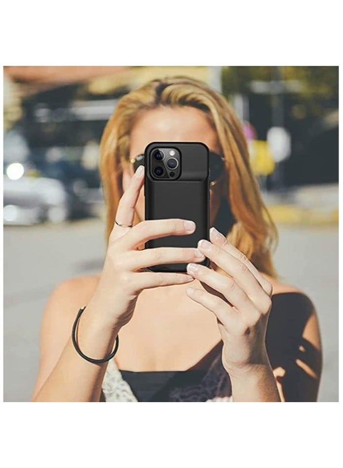 ELTRAZONE Battery Case for iPhone 13 Pro, Portable Battery Pack, Rechargeable Smart Charger Case, External Battery Charging Case, 3500 mAh, Compatible with (iPhone 12). - Image 3