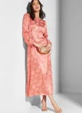 Namshi x Modanisa Floral Jacquard Dress