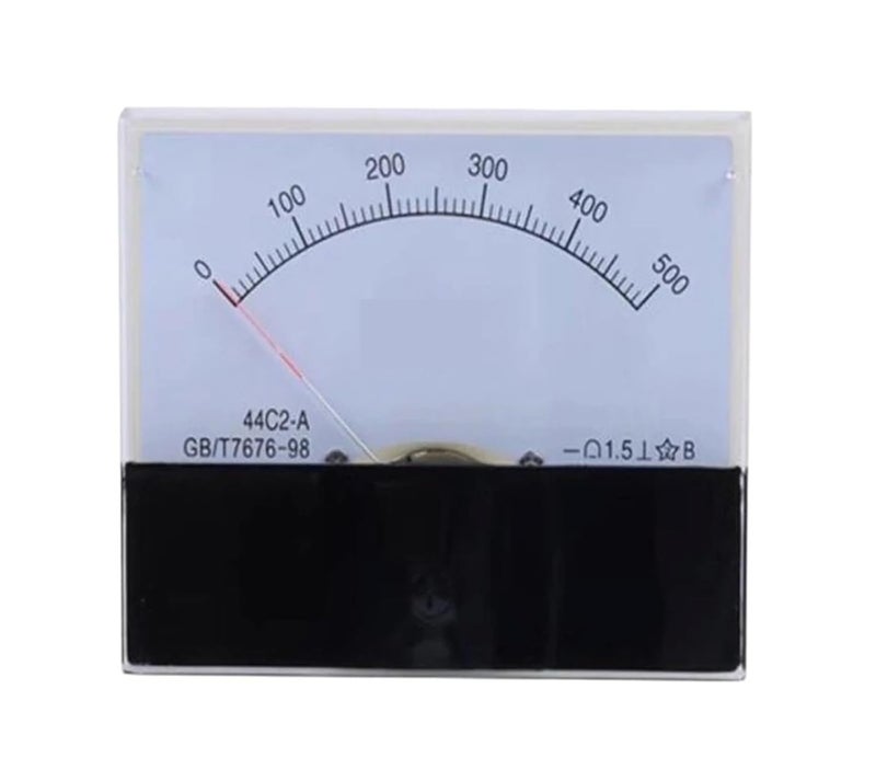 44C2 1mA 2mA 5mA 10mA 20mA 30mA 50mA 75mA 100mA 200mA 300mA 500mA DC Ammeter Analog Current Test Meter Mechanical Header Ammeter(100mA) - Image 1