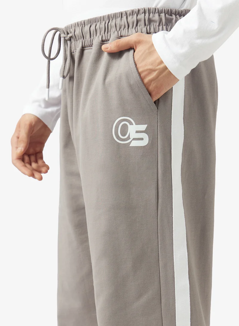 Seventy Five  Graphic Design Oversized Joggers for Men | Best Price UAE