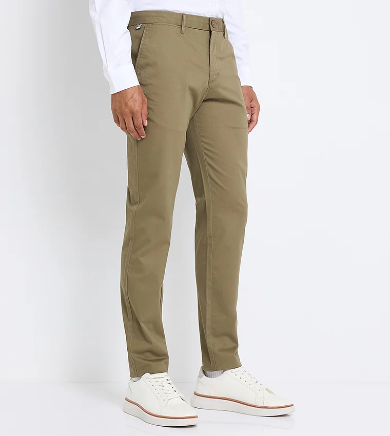 Ben Sherman  Ben Sherman Men's  Solid Pants for Men | Best Price UAE