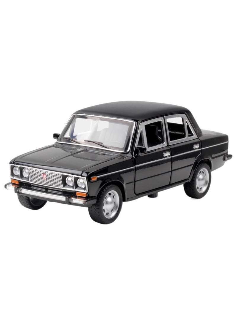 General Diecast Car 1:24 Russia LADA 2106 Vehicle Model Alloy Scale Die Cast Model Car Finished Replica Vehicle Collect Car  - Image 1