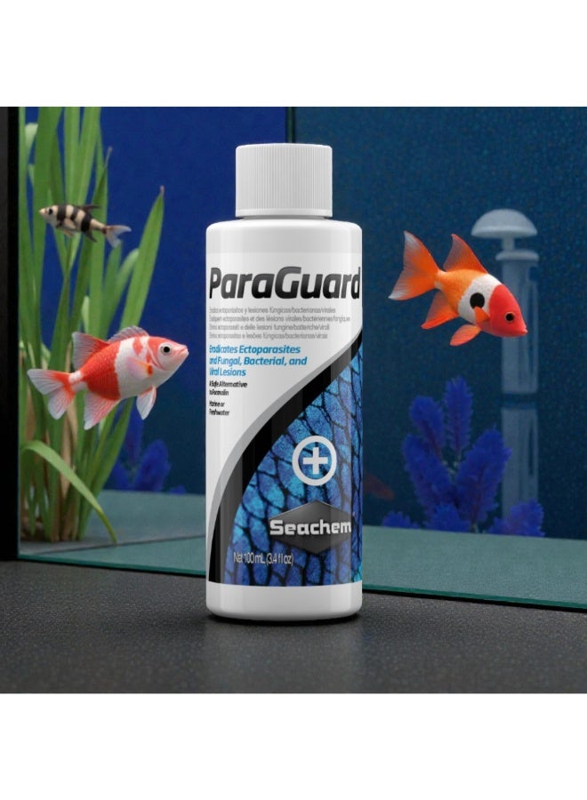 Seachem ParaGuard (100ml & 250ml) Aquarium Fish Medication – External Parasite & Ich Treatment with FREE Short Glass Thermometer - Image 5