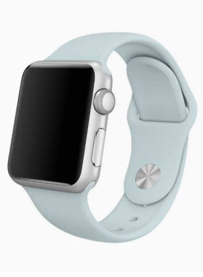 Perfii Silicone Wrist Band For Apple Watch Light Green 42/44MM - Image 1