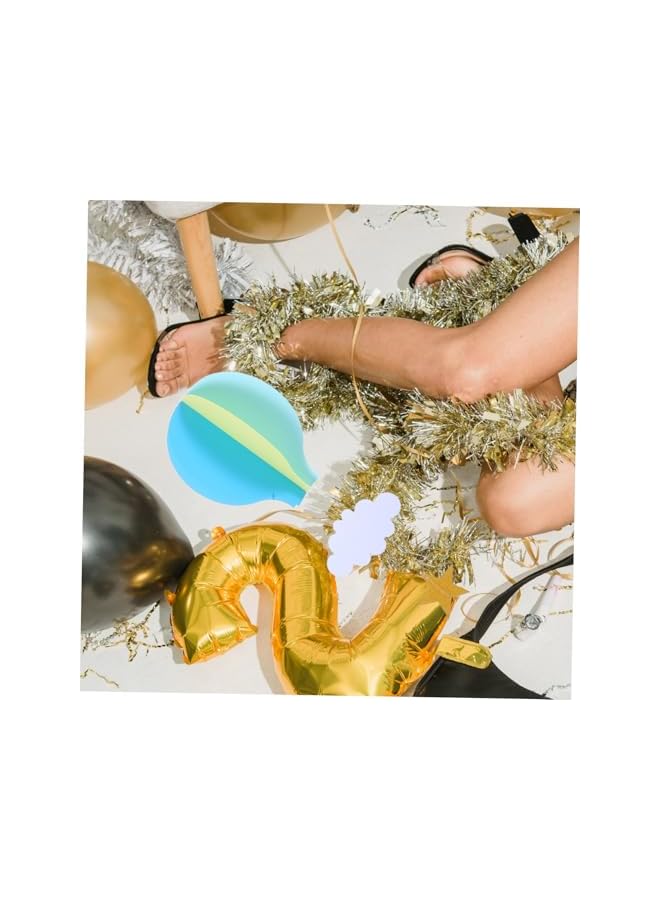 The Bros Wedding Decor Hot Air Balloon Hanging Paper Decoration 4 Pack Hot Air Balloon Party Decor Stars for Kids Bedroom Decor Baby Shower Birthday Party Supplies Ballons Decoration - Image 4