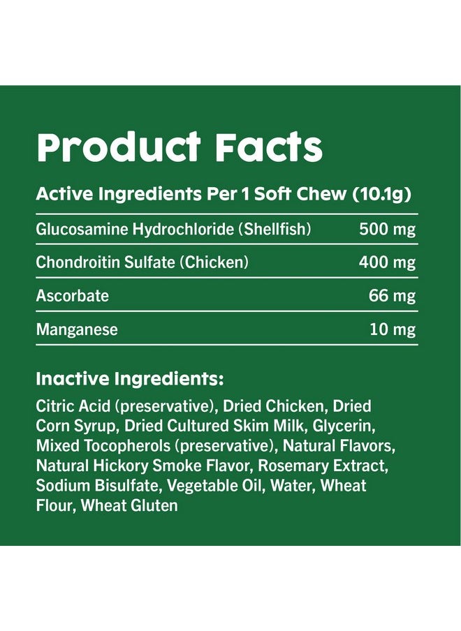 Greenies GREENIES Supplements Hip & Joint Supplements for Dogs With Glucosamine and Chondroitin, 30 Count Chicken-Flavor Soft Chews Dog Joint Supplements  - Image 4