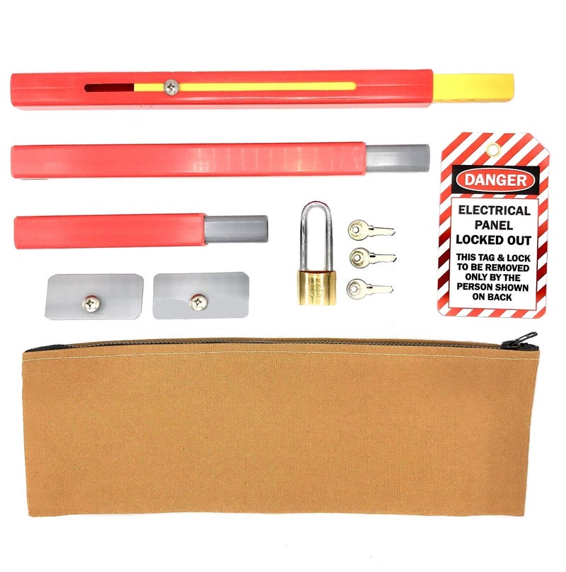 PanelLockout.com Store Panel Lockout Kit with Pouch - Image 1