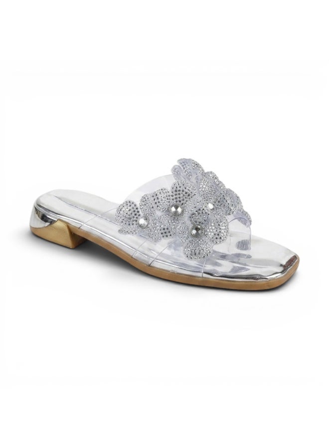 Vbranda This elegant women's slide sandal features a chic - Image 2