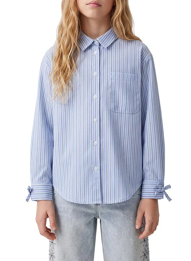 كوتون Striped Shirt