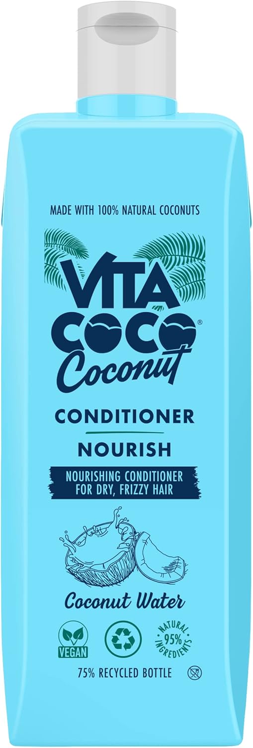 Vita Coco Nourishing Coconut Conditioner for Dry and Frizzy Hair 400ml 100 Natural Coconut for Conditioning and antifrizz Free from silicones and colourants Suitable for all hair types