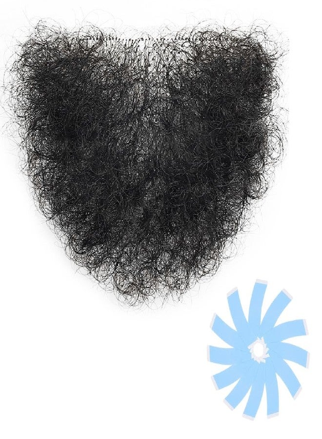 INFTOYCO Fake Private Hair, Invisible Realistic Bikini Body Hairs For Men and Women Fake Chest Hair Fake Mustache (style3) - Image 1