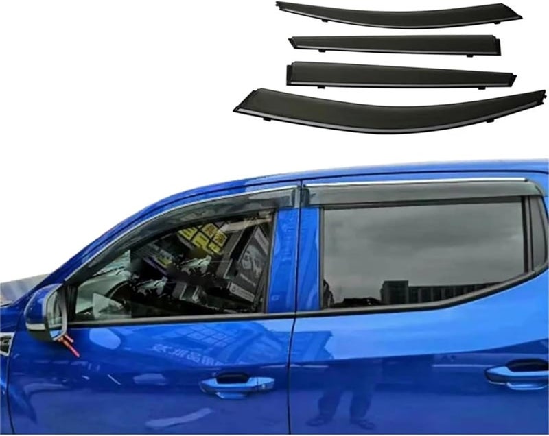 Wivplex Side Window Deflectors for Chevrolet S10 MAX - Image 3