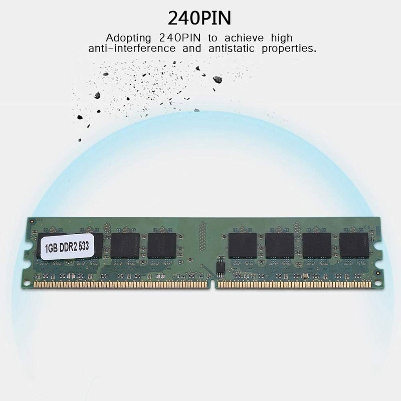 533MHz DDR2 Memory Module, DDR2 Laptop Notebook Computer Memory 1GB DDR2 533 Large 1GB 240 Pin DDR2 - Image 4