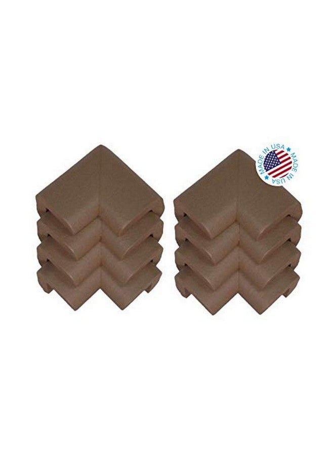 KidKusion Corner Cushion | Made in USA | Brown | 8 Pack | Furniture and Corner Protector - Image 1