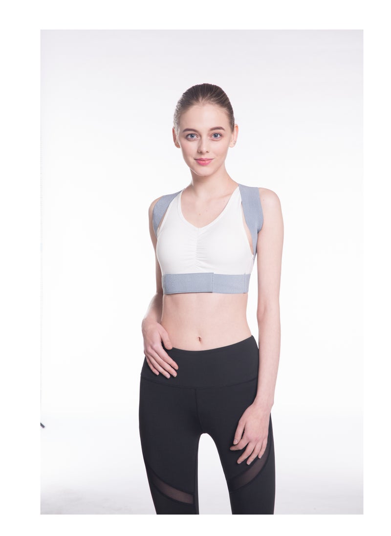 Relax Smart Back Support Belt Posture Corrector Adjustable Upper Back Brace Supports and Straightens the Spine to Relieve Shoulder Neck and Back Pain Size L  - Image 5