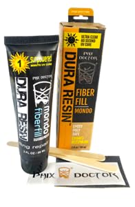 Phix Doctor SunPowered Dura Resin Mondo Dual Formula Universal Resin Epoxy & Polyester Safe Surfboard Ding Repair Kit (2 oz) - Image 4