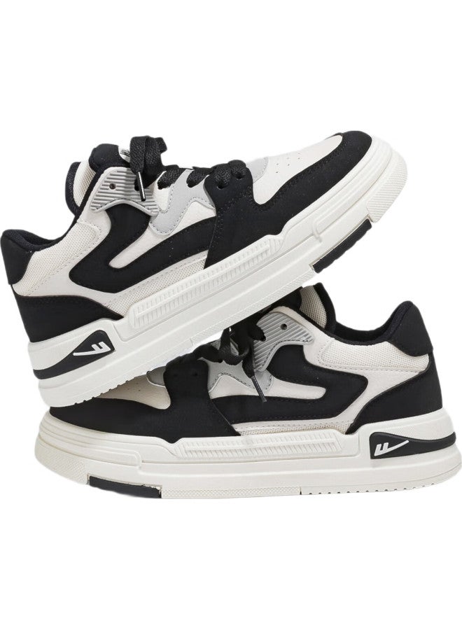 Warrior Official Men'S Autumn And Winter New Plush Shoes Trendy Casual Thick-Soled Couple Men'S And Women'S White Shoes Sports Shoes - Image 2