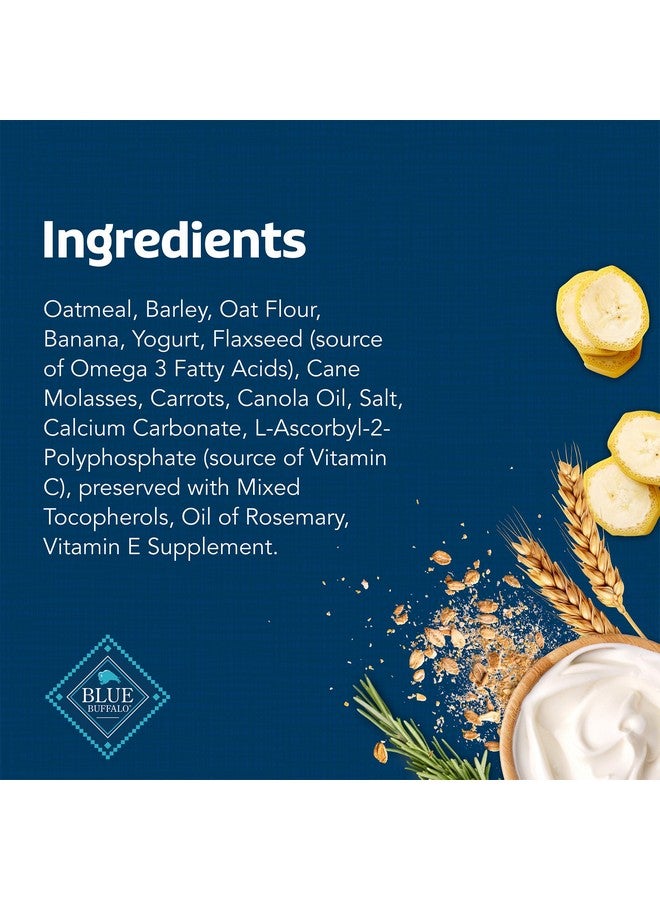 Blue Buffalo Health Bars Crunchy Dog Biscuits, Oven-baked Dog Treats Made with Natural Ingredients, Bananas & Yogurt, 16-oz Bag - Image 5