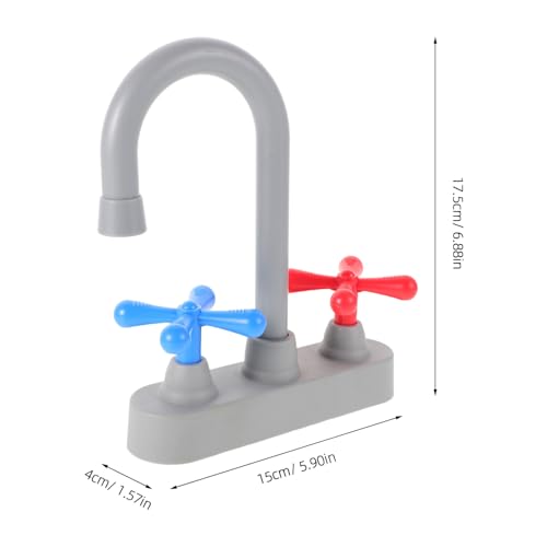 VOSAREA Simulation Kitchen Faucet Toy Pretend Play Sink Accessories Portable Design for Home Outdoor Preschool RolePlaying Games - Image 5