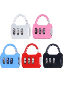 Y&D Luggage Locks Suitcase , 3 Digit Combination Lock, Anti Theft Locker Padlock with Alloy Body, for Luggage, Gym, Travel Bag, (5PCS)  - Image 1