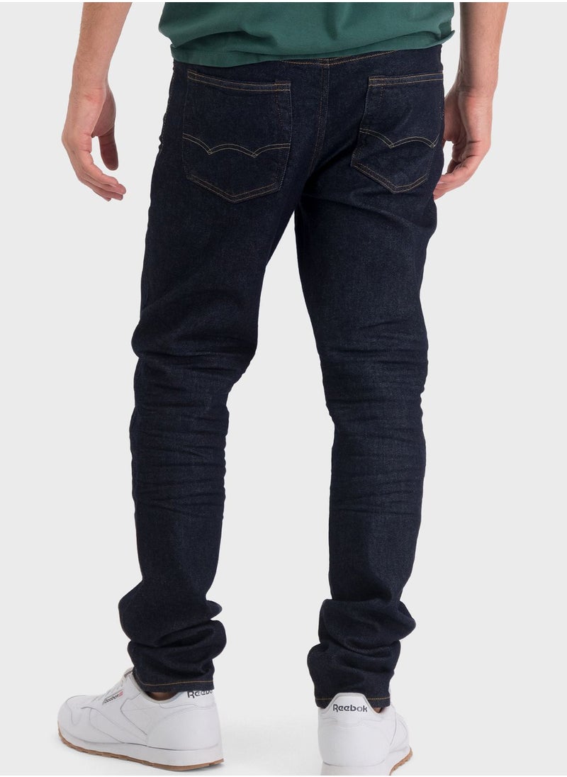 American Eagle - Mid Wash Skinny Fit Jeans - Image 1