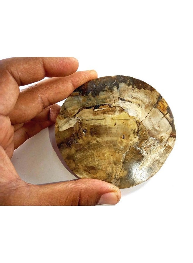 CA AGATE Natural Petrified Stone Beautiful Coaster Coffee & Tea Cup Mat - Image 3