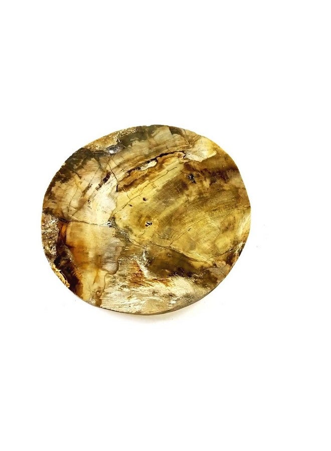 CA AGATE Natural Petrified Stone Beautiful Coaster Coffee & Tea Cup Mat - Image 1