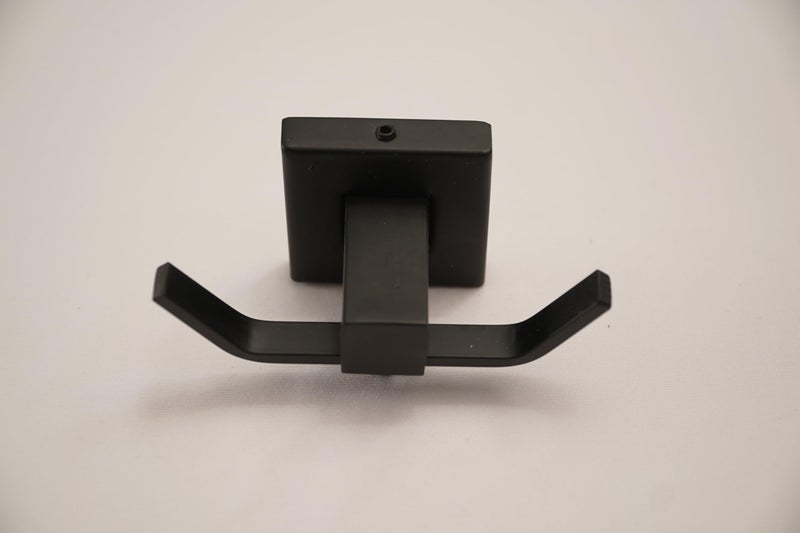 Stainless Steel Bathroom Robe Hook, Black - Image 1