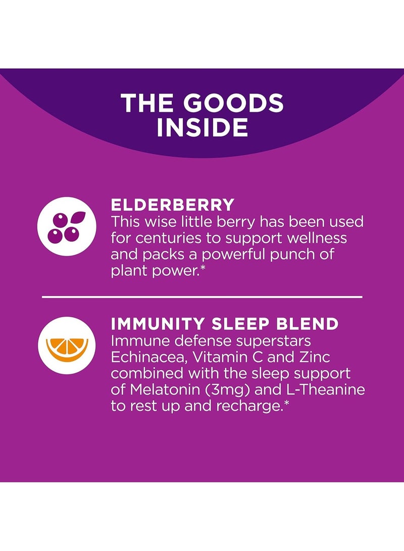 OLLY Immunity Sleep - Elderberry - 36 Gummies - Image 3