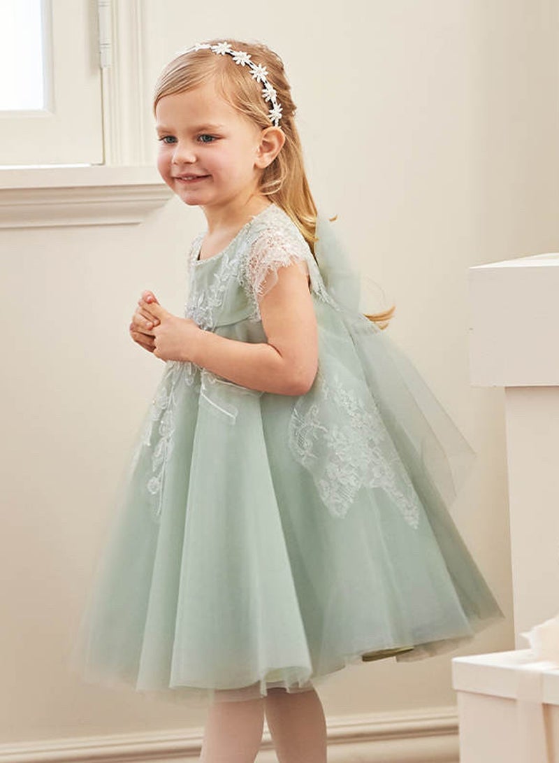 Dave & Bella Green lace dress - Image 3