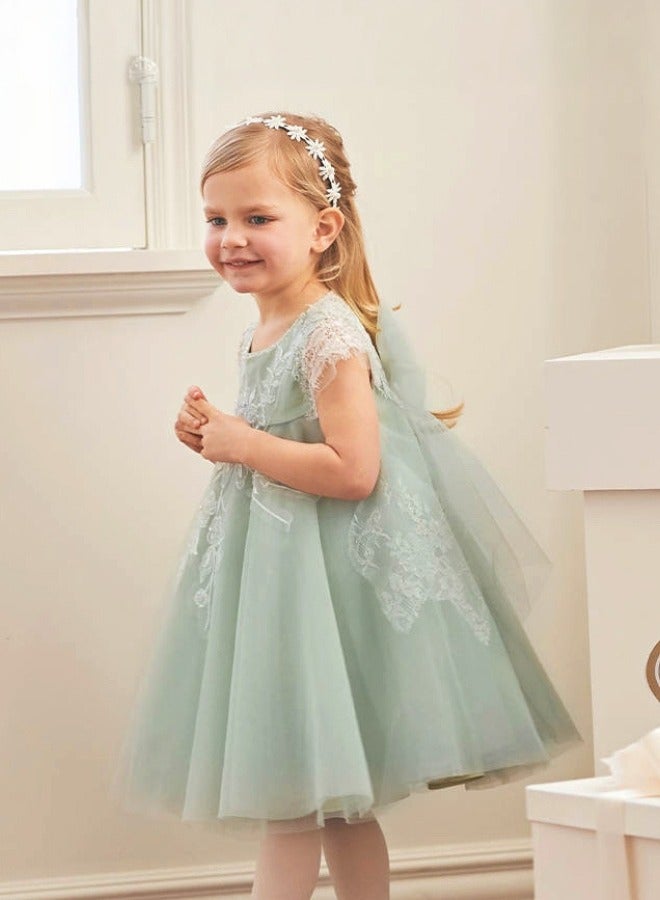 Dave & Bella Green lace dress - Image 2