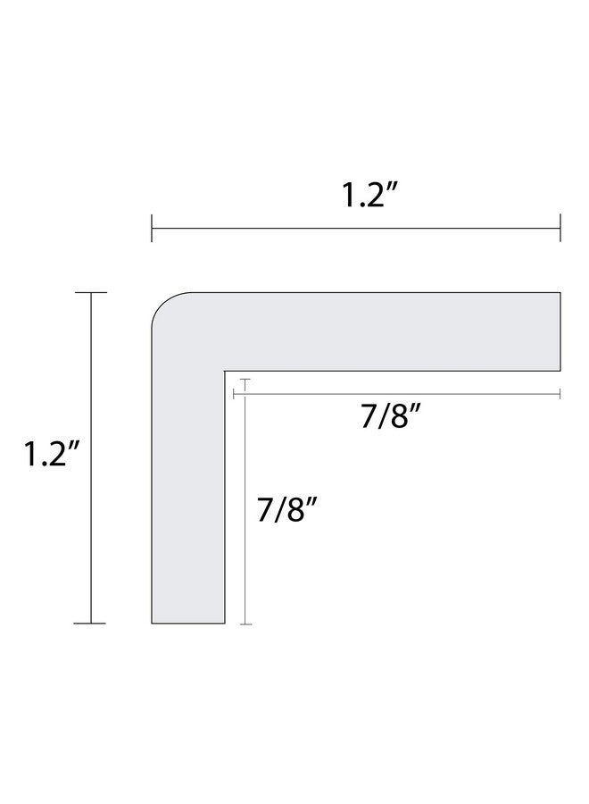 KidKusion Baby Proof Edge Cushion Protector | Made in USA | Foam Rubber Furniture and Fireplace Edge Guard Bumper | Off White | 12 Ft | Tape Included - Image 3
