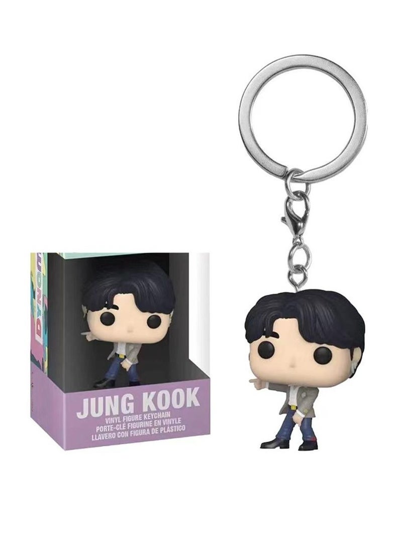 BTS - Keychain-  JUNG KOOK, Multicolor, Standard