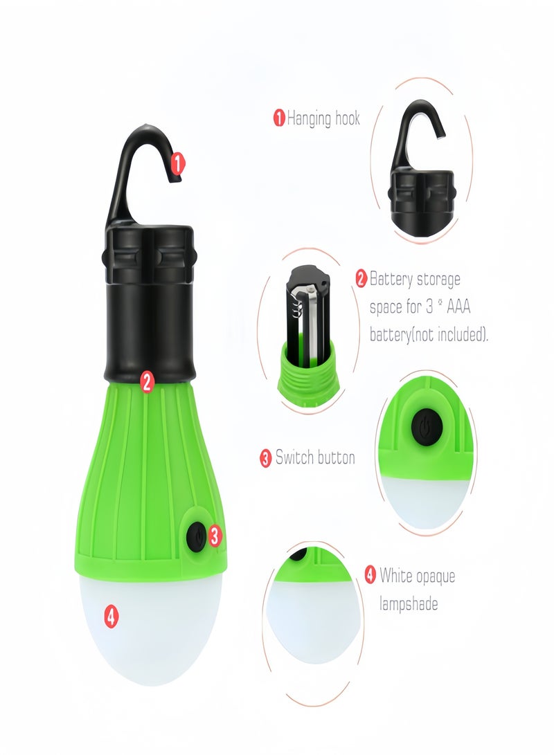 Gasin 5-Piece LED Tent Light，camping light， 21x11x5cm  - Image 5