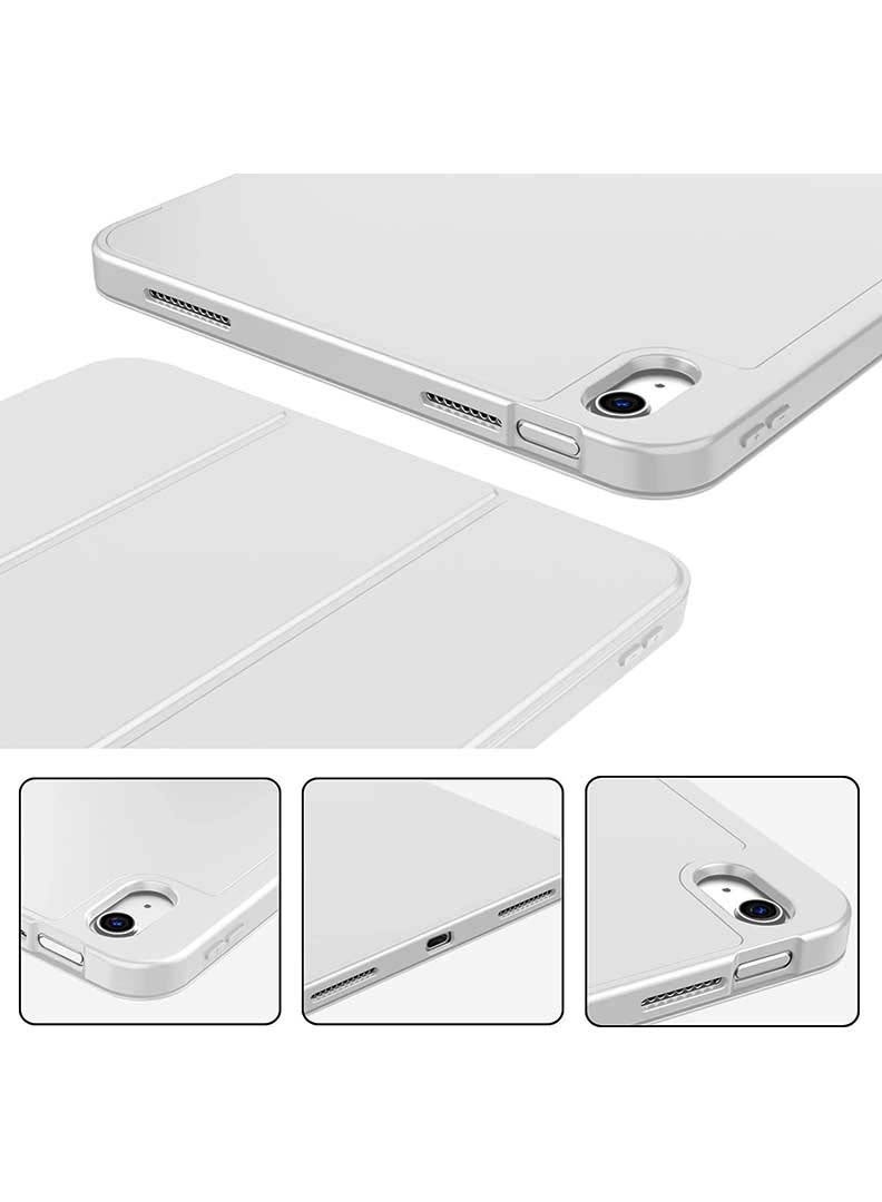 ثيودور حافظة متوافقة مع iPad (A16) الجيل الحادي عشر 11 بوصة 2025/الجيل العاشر 10.9 بوصة 2022 حافظة ذكية مع حامل أقلام، حافظة واقية مع ظهر ناعم من مادة TPU، غطاء للنوم/الاستيقاظ التلقائي، رمادي - Image 3