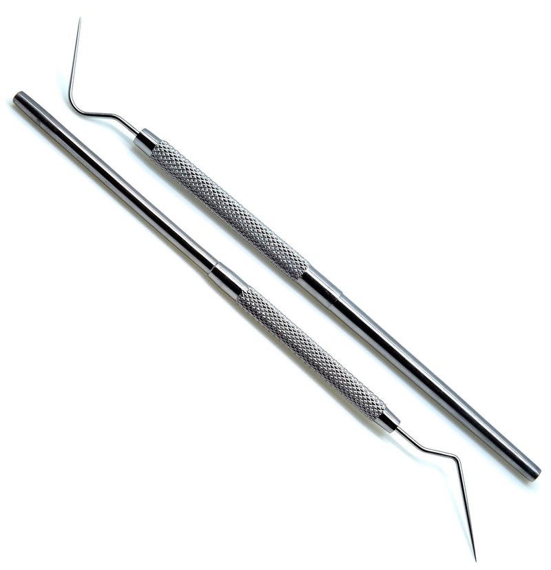 SUPERIOR INSTRUMENTS Dental Spreader D11 and 2S Root Canal Pluggers Endodontic Stainless Steel 2 Pieces Instruments Set - Image 1
