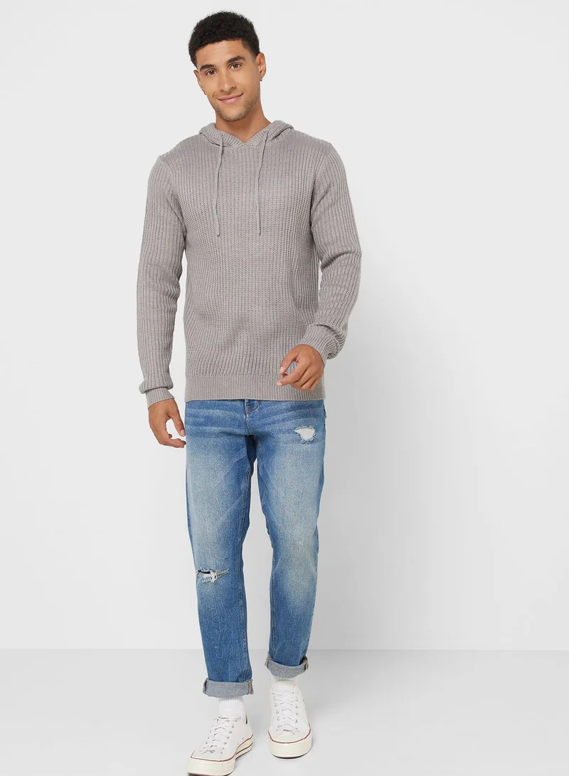 BRAVE SOUL Knitted Hoodie