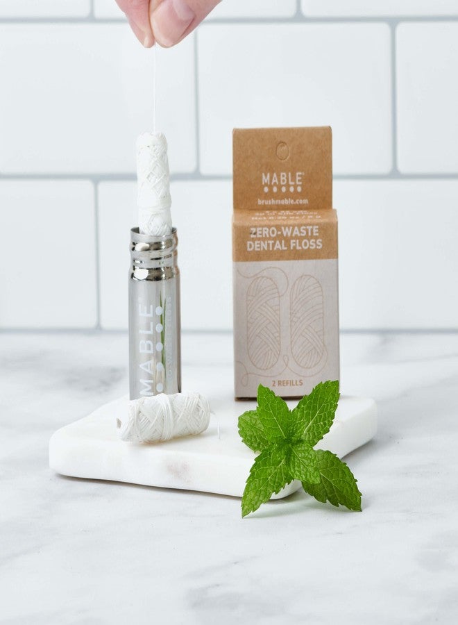 Mable Silk Dental Floss Refill Pack | Two Refills | 66 Yards of Natural Silk Dental Floss - Image 2